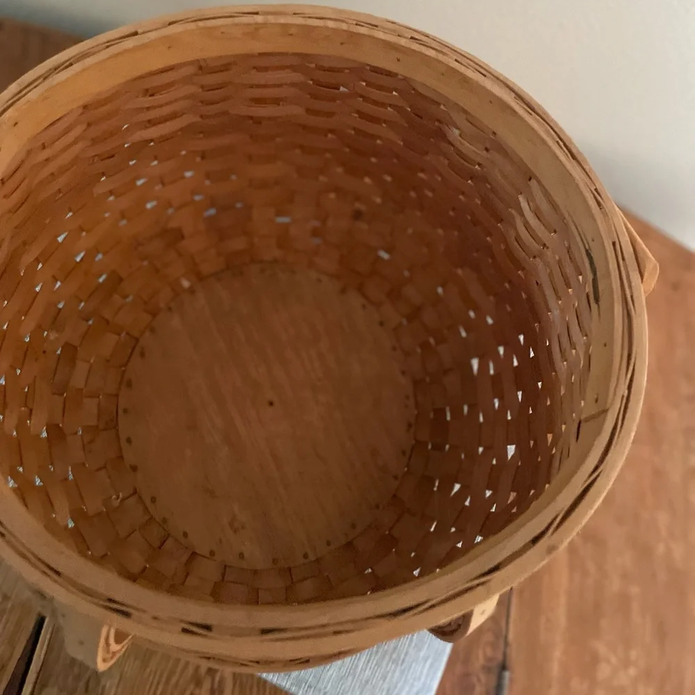 Vintage Better Home & Garden Bean Pot/Crockpot Carrying Basket –Viewing Basket
